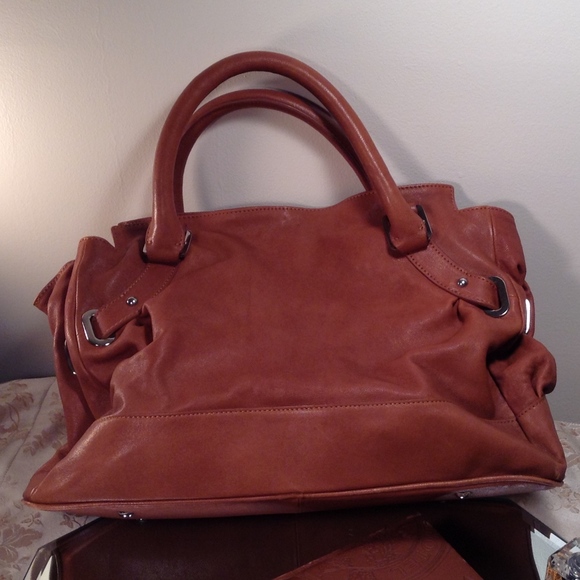 F&W Style Raven Tote Too, British Tan, A Beauty! - Picture 2 of 8